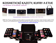 Tablet Screenshot of kosmeticke-kazety.cz